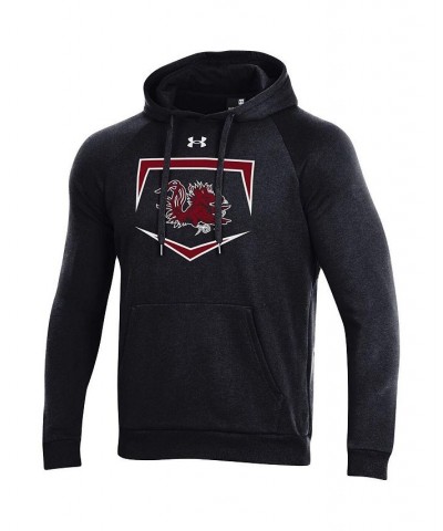 Men's Black South Carolina Gamecocks Baseball Base Logo Pullover Hoodie $39.10 Sweatshirt