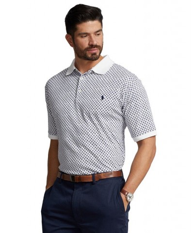 Men's Big & Tall Soft Cotton Polo Shirt White $49.95 Polo Shirts