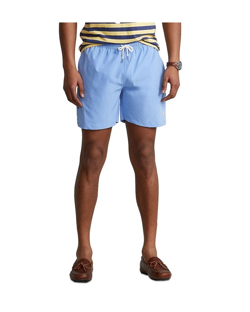 Men's 5-3/4-Inch Traveler Classic Swim Trunks PD05 $43.70 Swimsuits