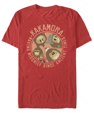 Men's Kakamora Mischief Short Sleeve Crew T-shirt Red $18.54 T-Shirts