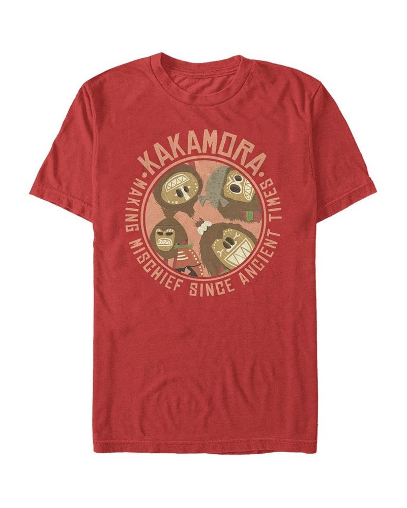 Men's Kakamora Mischief Short Sleeve Crew T-shirt Red $18.54 T-Shirts