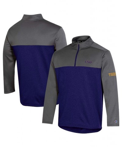 Men's Purple LSU Tigers Gameday Quarter-Zip Jacket $34.79 Jackets