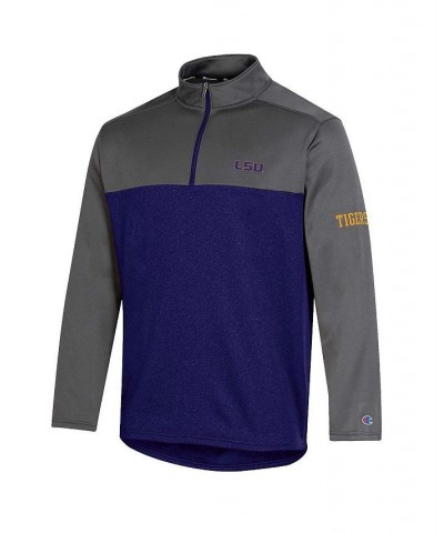 Men's Purple LSU Tigers Gameday Quarter-Zip Jacket $34.79 Jackets