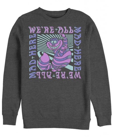 Men's Mad Here Trip Long Sleeve T-Shirt Gray $24.73 T-Shirts