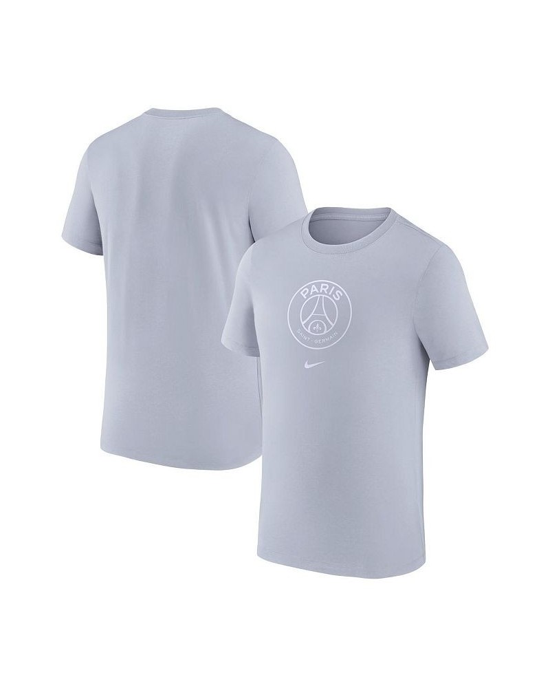 Men's Light Blue Paris Saint-Germain Team Crest T-shirt $23.19 T-Shirts