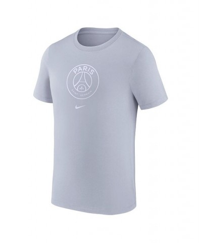 Men's Light Blue Paris Saint-Germain Team Crest T-shirt $23.19 T-Shirts