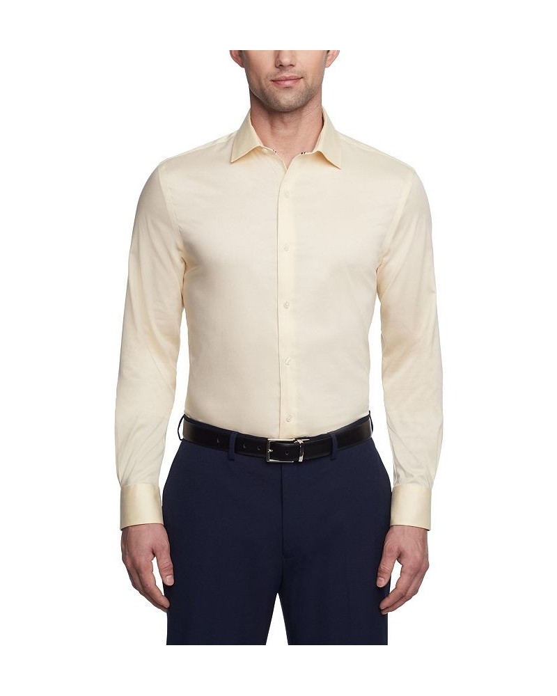 Men's TH Flex Slim Fit Wrinkle Free Stretch Twill Dress Shirt PD05 $29.93 Dress Shirts