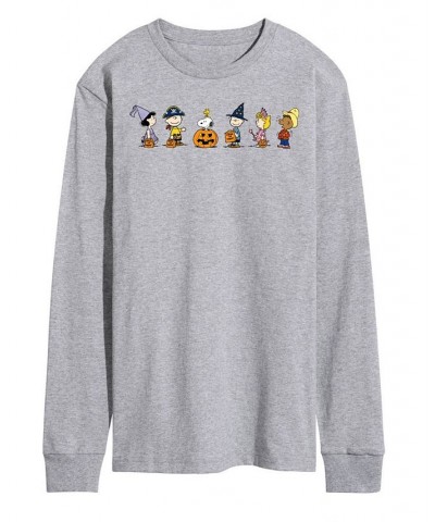 Men's Peanuts Characters T-shirt Gray $25.79 T-Shirts