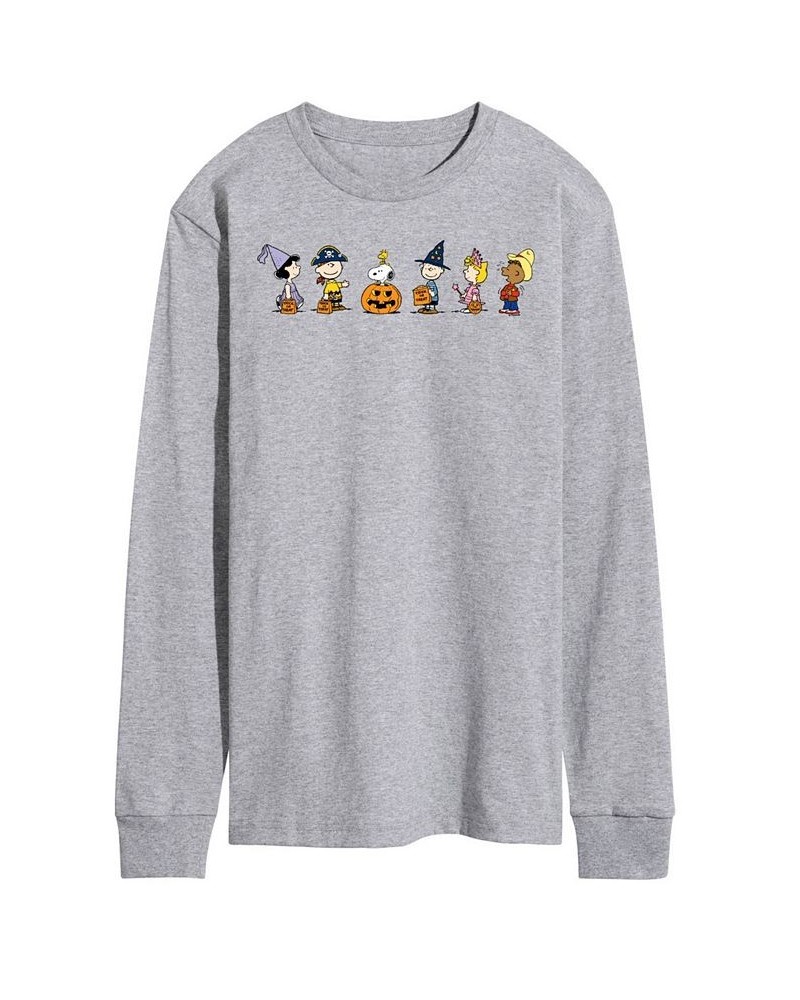 Men's Peanuts Characters T-shirt Gray $25.79 T-Shirts