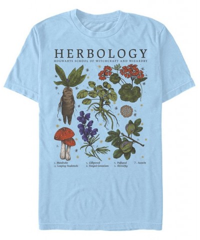 Men's Herbology Short Sleeve Crew T-shirt Blue $17.15 T-Shirts