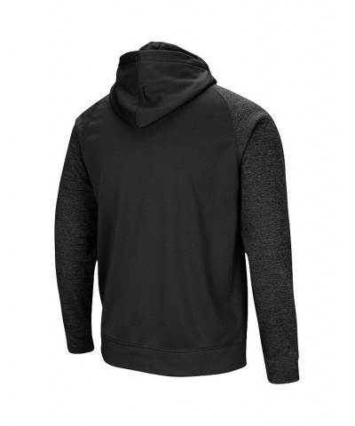 Men's Black Arizona State Sun Devils Blackout 3.0 Tonal Raglan Full-Zip Hoodie $29.57 Sweatshirt