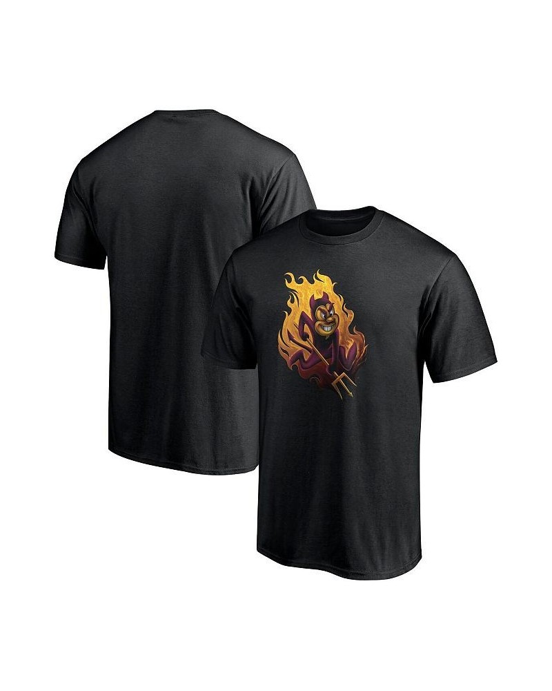 Men's Black Arizona State Sun Devils Team Midnight Mascot T-shirt $15.33 T-Shirts