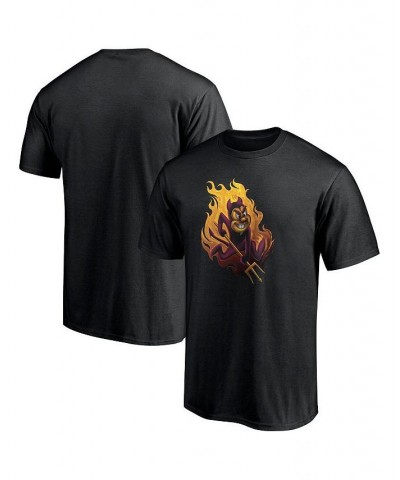 Men's Black Arizona State Sun Devils Team Midnight Mascot T-shirt $15.33 T-Shirts