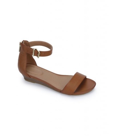 Women's Great Viber Wedges Brown $35.55 Shoes