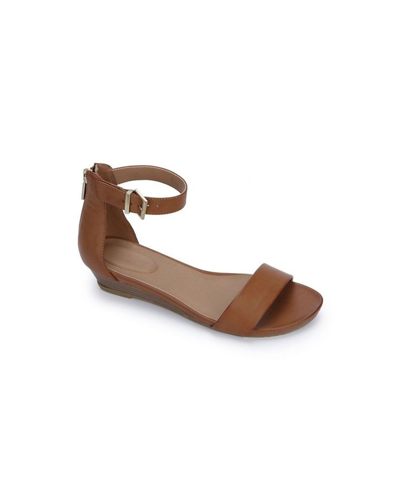 Women's Great Viber Wedges Brown $35.55 Shoes