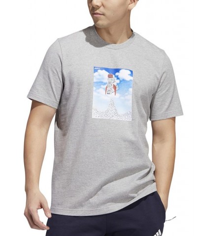 Men's BOOST You Up Graphic Jersey T-Shirt Gray $11.20 T-Shirts