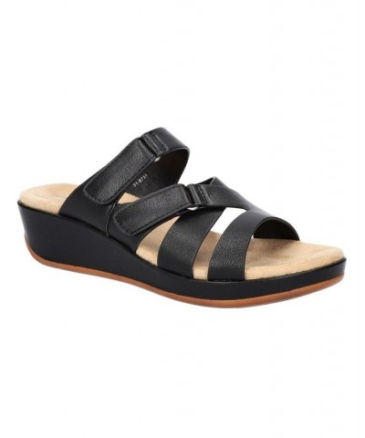 Women's Koda Wedge Sandals Black $33.60 Shoes