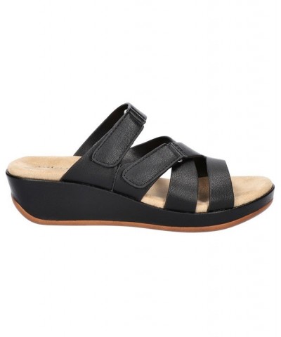 Women's Koda Wedge Sandals Black $33.60 Shoes