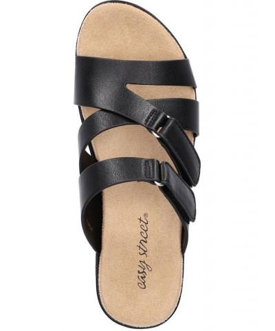 Women's Koda Wedge Sandals Black $33.60 Shoes