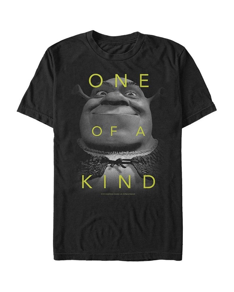 Shrek Men's One of A Kind Short Sleeve T-Shirt Black $19.59 T-Shirts