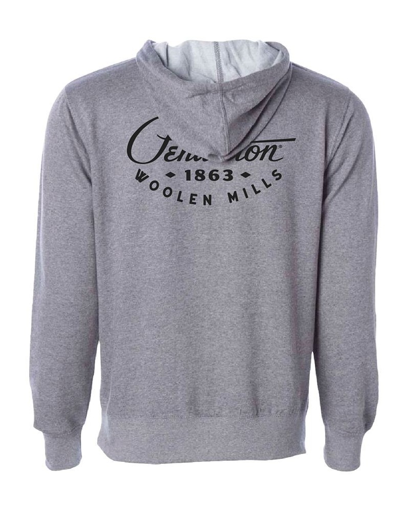 Men's PWM Pullover Hoodie Gray $21.48 Sweatshirt