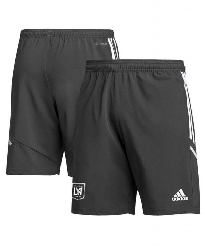 Men's Black Lafc Downtime Aeroready Shorts $27.49 Shorts