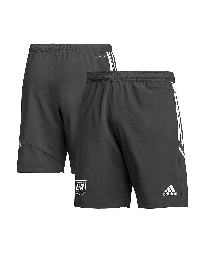 Men's Black Lafc Downtime Aeroready Shorts $27.49 Shorts