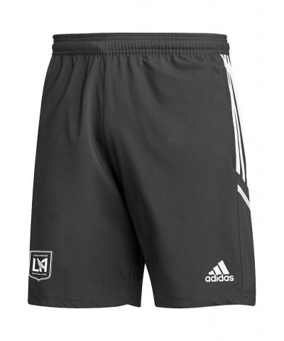 Men's Black Lafc Downtime Aeroready Shorts $27.49 Shorts