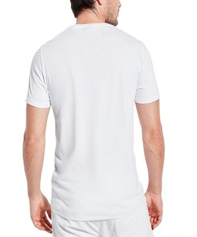 Men's Embroidered Logo T-shirt White $22.05 T-Shirts