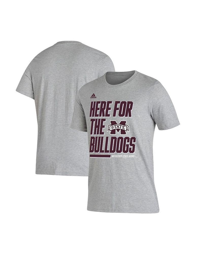 Men's Heather Gray Mississippi State Bulldogs Here For Bench T-shirt $18.89 T-Shirts