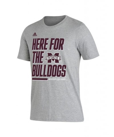 Men's Heather Gray Mississippi State Bulldogs Here For Bench T-shirt $18.89 T-Shirts