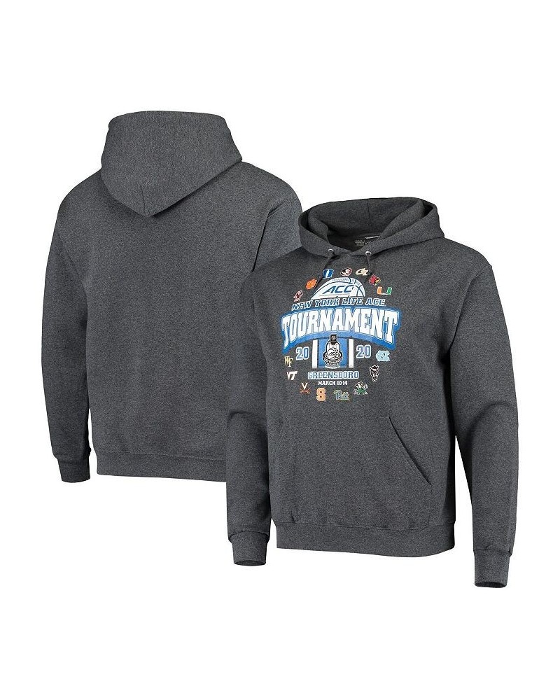 Men's Charcoal 2020 ACC Men's Basketball Tournament Pullover Hoodie $35.99 Sweatshirt