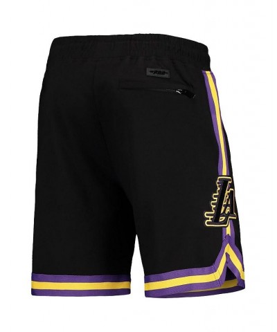 Men's LeBron James Black Los Angeles Lakers Player Replica Shorts $36.80 Shorts