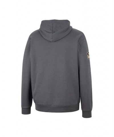 Men's Charcoal Syracuse Orange OHT Military-Inspired Appreciation Quarter-Zip Hoodie $37.09 Sweatshirt