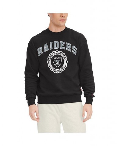 Men's Black Las Vegas Raiders Ronald Crew Sweatshirt $35.00 Sweatshirt