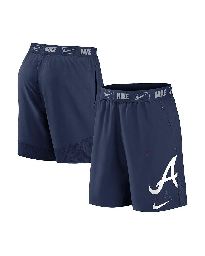 Men's Navy Atlanta Braves Bold Express Performance Shorts $31.89 Shorts