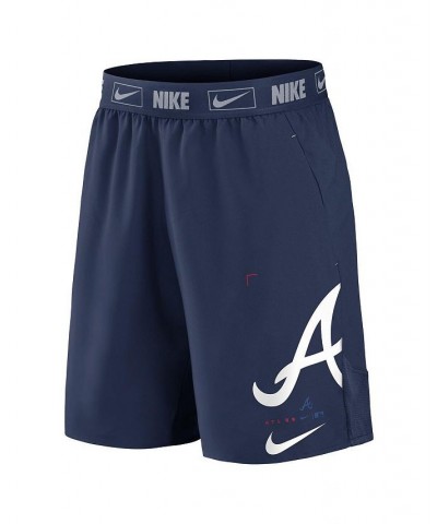 Men's Navy Atlanta Braves Bold Express Performance Shorts $31.89 Shorts