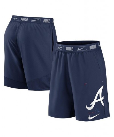 Men's Navy Atlanta Braves Bold Express Performance Shorts $31.89 Shorts