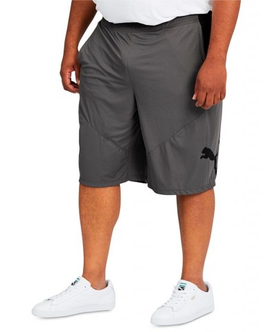 Big & Tall Men's 10" Training Cat Shorts Gray $14.30 Shorts