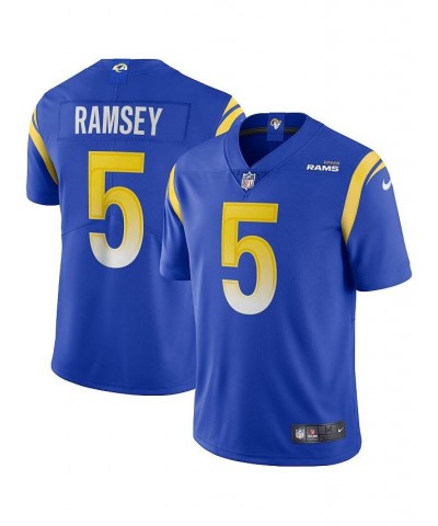 Men's Jalen Ramsey Royal Los Angeles Rams Team Vapor Limited Jersey $66.30 Jersey