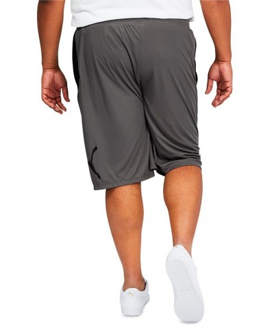 Big & Tall Men's 10" Training Cat Shorts Gray $14.30 Shorts