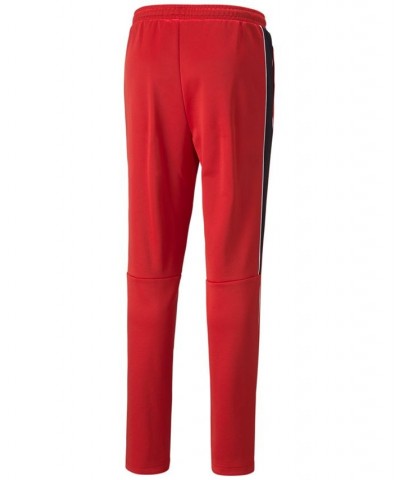 Men's Ferrari Race MT7 Contrast Piping Track Pants Red $46.00 Pants