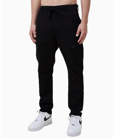 Men's Military-Inspired Cargo Pants Black $28.70 Pants