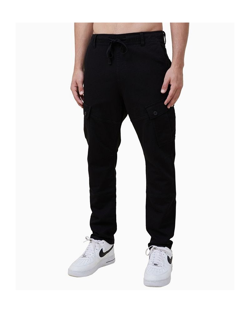 Men's Military-Inspired Cargo Pants Black $28.70 Pants