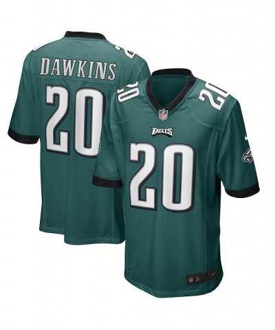 Men's Brian Dawkins Midnight Green Philadelphia Eagles Game Retired Player Jersey $65.80 Jersey