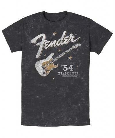 Men's Fender Western Stratocaster Short Sleeve Mineral Wash T-shirt Black $19.24 T-Shirts