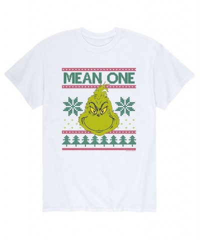 Men's Dr. Seuss The Grinch Mean One T-shirt White $19.24 T-Shirts