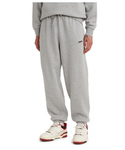 Men's Relaxed Fit Active Fleece Sweatpants Gray $25.30 Pants