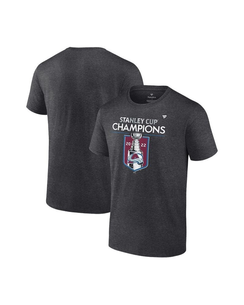 Branded Men's Heather Charcoal Colorado Avalanche 2022 Stanley Cup Champions Locker Room T-Shirt $19.80 T-Shirts