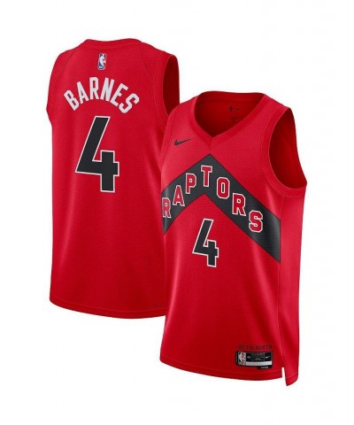 Men's and Women's Scottie Barnes Red Toronto Raptors 2022/23 Swingman Jersey - Icon Edition $45.00 Jersey